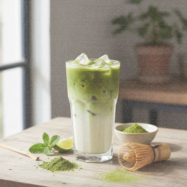 Summer Matcha Fizz